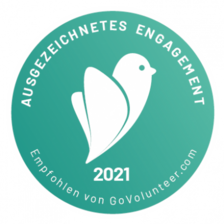 GoVolunteer Siegel Ausgezeichnetes Engagement 2021